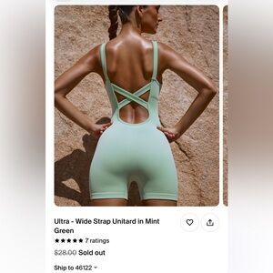 Bo + Tee, Bo and Tee gym athletic romper size medium